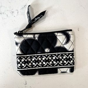 Vera Bradley Black & White Coin Purse